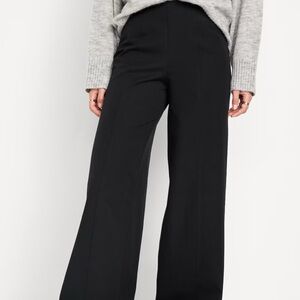 Women's Black Wide-Leg Pants